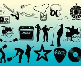 Free Rock Music vector