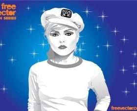 Blondie Illustration vector