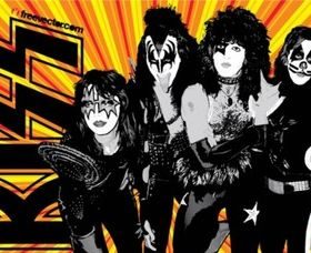 KISS Band vector