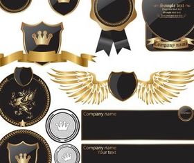 Royal Elements shiny vector