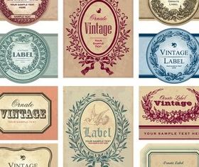 Rectangular Labels vector