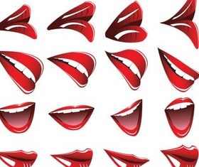 Red Lips vector