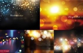 Dream bokeh background vector graphics