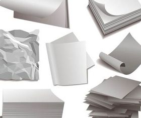 Paper Objects vectors