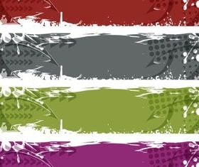 Grunge Banners vector graphics