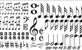 Music Notes and Symbols vector