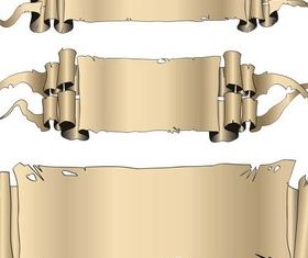 Old Paper Banners vector