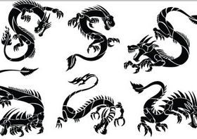 Dragon Tattoo free vector