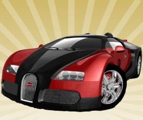Bugatti Veyron design vector