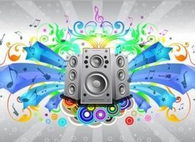 Music Sound System vectors