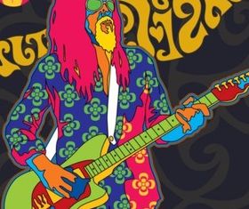 Sixties Music vectors material