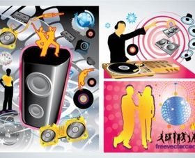 Party Graphics set vector