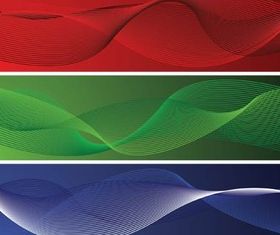 Waves Banners free vectors graphic