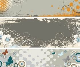 Stylish Vintage Banners vector