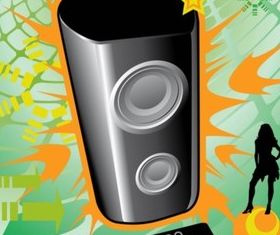 Music Speaker vector graphics