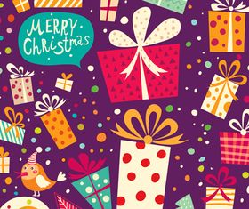 Christmas Gifts cards 3 vector