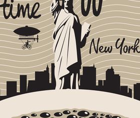 coffee and building background 1 set vector