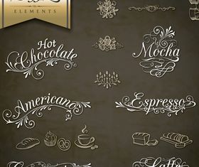 Coffee Calligraphic 1 vector
