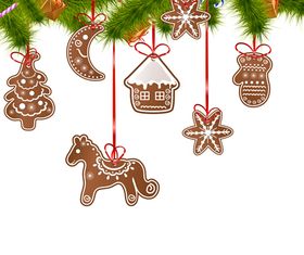 Christmas cute elements vectors
