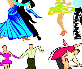Dancers vector