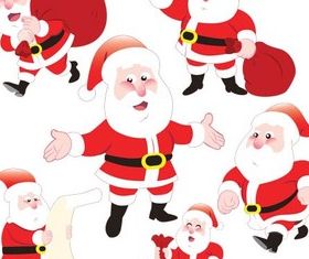 Cute SantClaus vector graphics