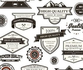 Retro Labels free vector