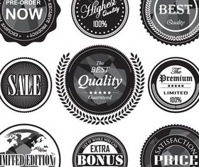 Products Labels vectors graphics