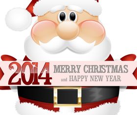 Cute sant 1 vector design