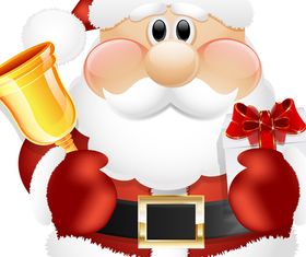 Cute sant 2 vector design