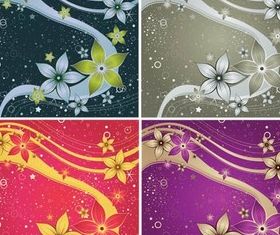 Floral Backgrounds vector