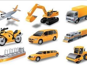 Yellow Transport free vector material