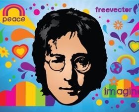 John Lennon vector graphics