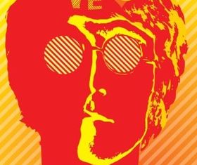 John Lennon vector graphics