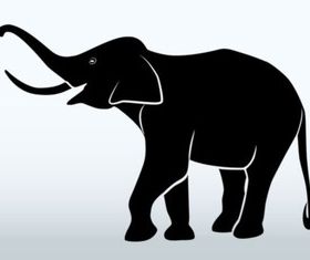 Elephant Graphic vector