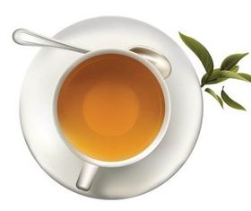 Cup Teand Coffee art shiny vector