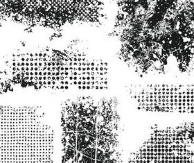 Grunge Style Textures Vector Illustration