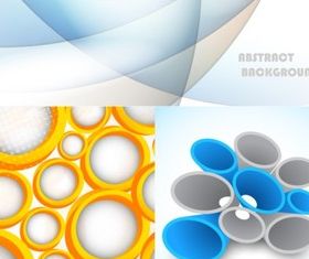 3D Dynamic box background shiny vector