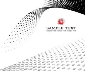 Simple black and white background vector set