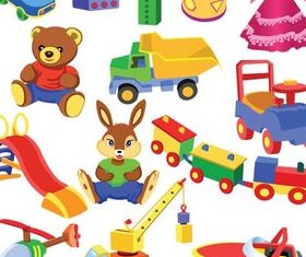 Different Toys Vector design