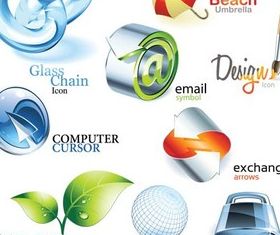 Stylish Web Logo vector graphic