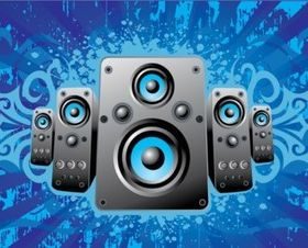 Music Speakers vector
