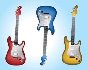 Electric Guitars vector graphics