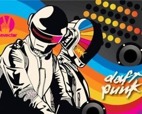 Daft Punk vector