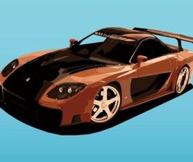 MazdSports Car vector