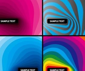 Color gradient background vector