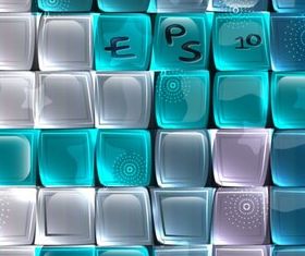 Crystal texture background vector