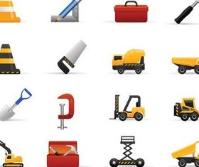 Construction Icons vector material