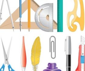 Stationery free vector