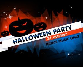 Halloween Party background vectors