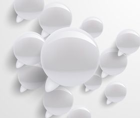 3d text cloud vector